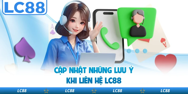 Cập nhật những lưu ý khi liên hệ LC88