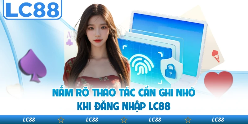 Nắm rõ thao tác cần ghi nhớ khi đăng nhập LC88